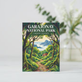 Garajonay-Nationalpark Spanien Postkarte (Stehend Vorderseite)