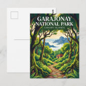 Garajonay-Nationalpark Spanien Postkarte (Vorne/Hinten)