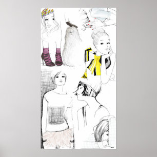 Garance Dore Sketch Poster