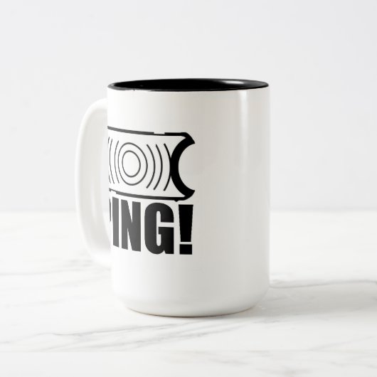 Garand en bloc Ping Tasse dunkles Image (Vorderseite Links)