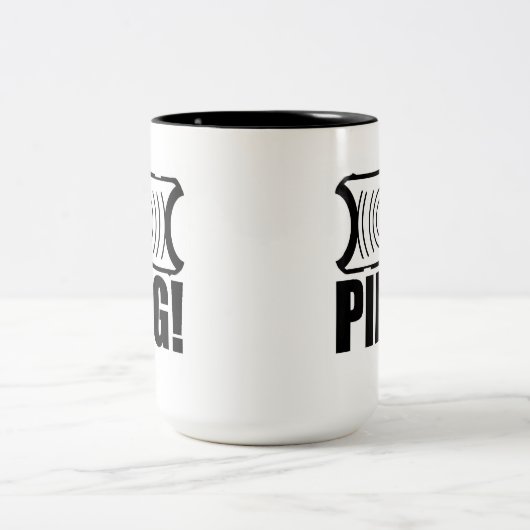 Garand en bloc Ping Tasse dunkles Image (Mittel)