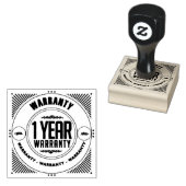 Garantie 1 Jahr Briefmarke Gummistempel (Stempel)