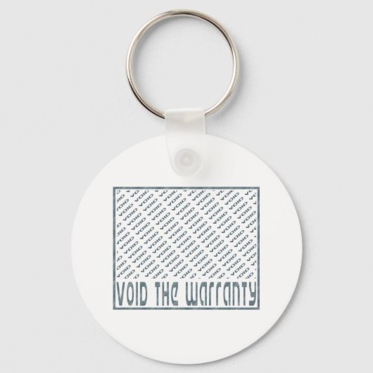 Garantie ungültig schlüsselanhänger (Vorderseite)