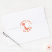 Garantie ungültig, wenn Siegel kaputt ist Runder Aufkleber (Umschlag)