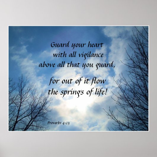 GARANTIEREN SIE IHR HERZ-Poster Poster (Vorne)