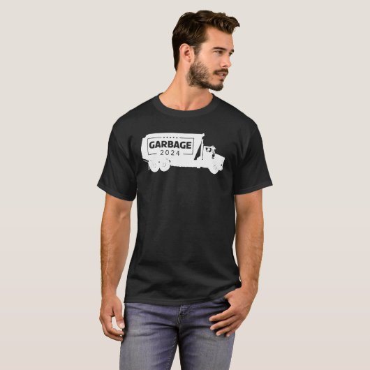 GARBAGE 2024 (weißes Logo) T-Shirt (Vorne ganz)