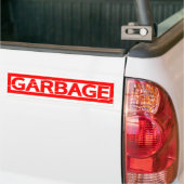 Garbage Briefmarke Autoaufkleber (Auf Lkw)