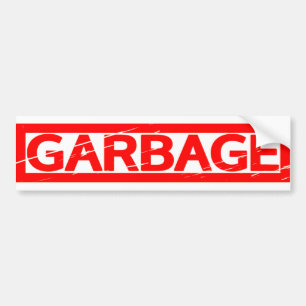 Garbage Briefmarke Autoaufkleber