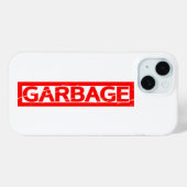 Garbage Briefmarke Case-Mate iPhone Hülle (Rückseite (Horizontal))