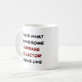 garbage collector, awesome kaffeetasse (Vorderseite Links)