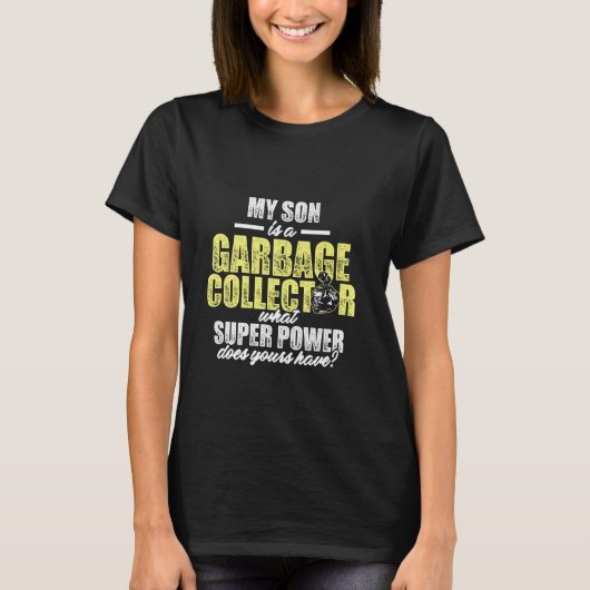 Garbage Collector Son Funny Garbage Man T-Shirt (Vorderseite)