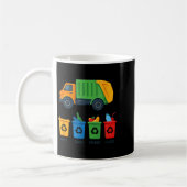 Garbage Day Recycling Truck Kids Boys Toddlers Gir Kaffeetasse (Links)