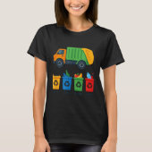 Garbage Day Recycling Truck Kids Boys Toddlers Gir T-Shirt (Vorderseite)