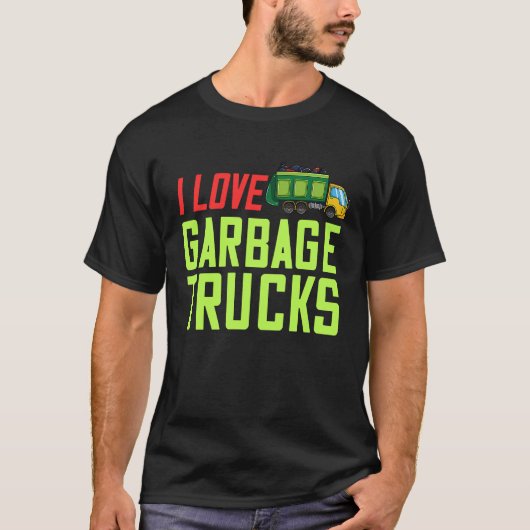 Garbage Day Trash Truck T-Shirt (Vorderseite)