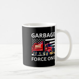 Garbage Force One Trump T-Shirt Mega Garbage Truck Kaffeetasse