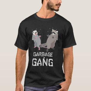 Garbage Gang Funny Animals Opossum und Raccoon T-Shirt