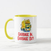 Garbage In . . . Garbage Out! Birthday Picture Tasse (Links)