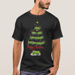 Garbage LKW Weihnachtsbaum Lights Müllwagen T-Shirt
