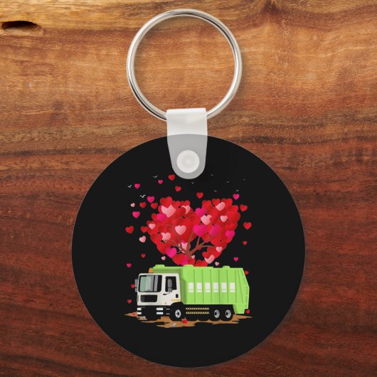 Garbage Lover Herzform Schlüsselanhänger (Vorderseite)