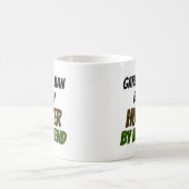 Garbage Man by Day Hunter by Weekend Kaffeetasse (Mittel)