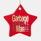 Garbage Man Extraordinaire Keramik Ornament (Vorne)