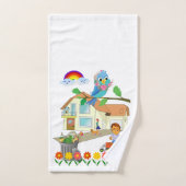 Garbage Man Floral Colors Badetücher Set (Handtuch)