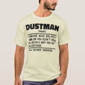 Garbage man Noun Definition Worker Cool Design T-Shirt (Vorderseite)