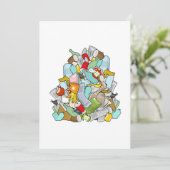 Garbage Pile Einladung (Stehend Vorderseite)