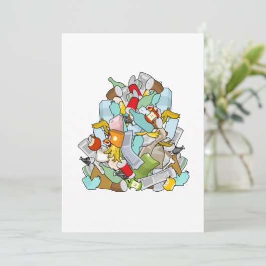 Garbage Pile Einladung (Stehend Vorderseite)