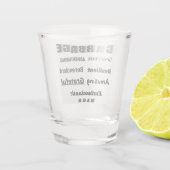 Garbage Shot Glas (Rückseite)