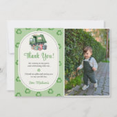 Garbage Trash Truck Geburtstagsparty Danke Karte (Vorderseite)