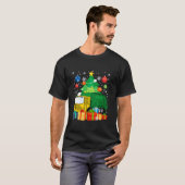 Garbage Truck Christmas Tree Lights Ornament Decor T-Shirt (Vorne ganz)