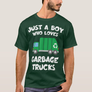 Garbage Truck Day Meme Nur ein Junge, der Garbag L T-Shirt