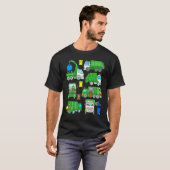 Garbage Truck Dump Trash Trucks T-Shirt (Vorne ganz)