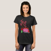 Garbage Truck Heart Tree Garbage Truck Valentine' T-Shirt (Vorne ganz)