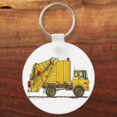 Garbage Truck Hinterlader Schlüsselketten Schlüsselanhänger (Vorderseite)