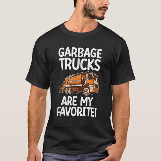 Garbage Truck Recycling Trash Truck Garbage Day Se T-Shirt (Vorderseite)