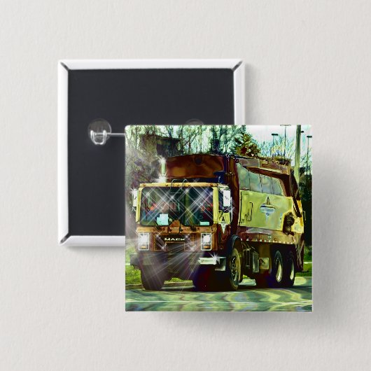 GARBAGE TRUCK REFRUCHTKREUZER-Taste Button (Vorne & Hinten)