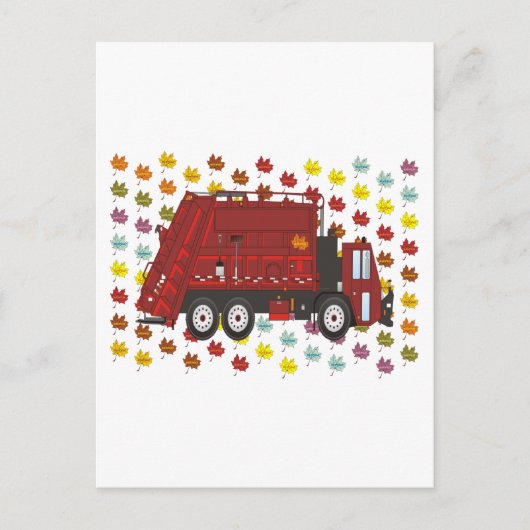 Garbage Truck September Postkarte (Vorderseite)
