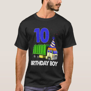 Garbage Truck Shirt Geburtstag Junge 10. Party Kin