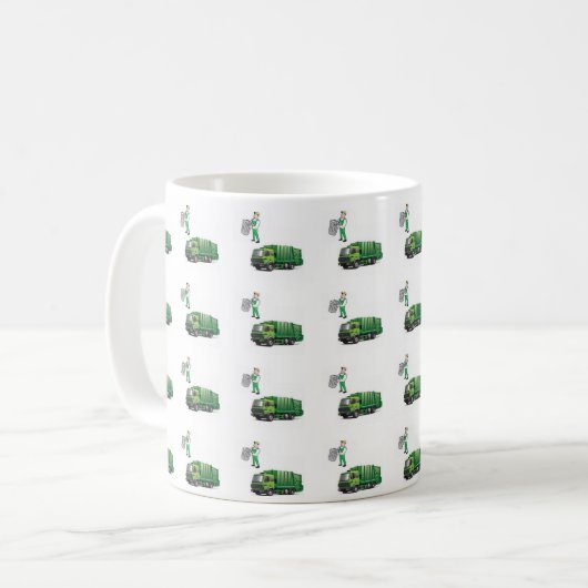 Garbage Truck Tasse (Vorderseite Links)