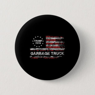 Garbage Truck - Trump unterstützt Garbage Trump 20 Button
