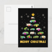 Garbage Truck Weihnachtsbaum Boys Trucks Postkarte (Vorne/Hinten)
