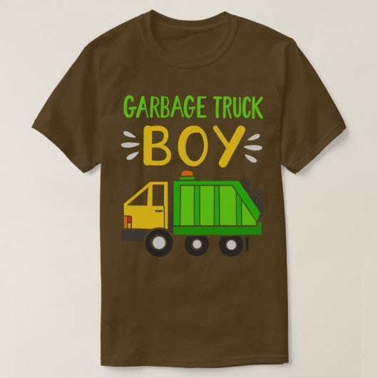 Garbage Trucks Garbage Truck Boy T-Shirt (Design vorne)