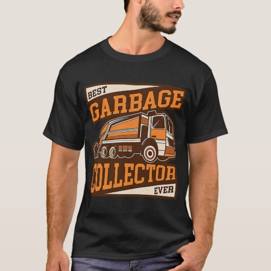 Garbageman Night Garbage Truck Driver Garbage Coll T-Shirt (Vorderseite)