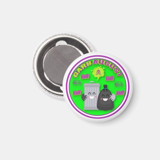 GarbAugust Magnet (Vorderseite/Rückseite)