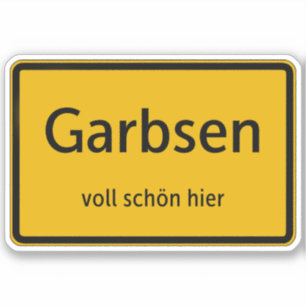 Garbsen Aufkleber Sticker Autoaufkleber