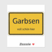 Garbsen Aufkleber Sticker Autoaufkleber (Blatt)