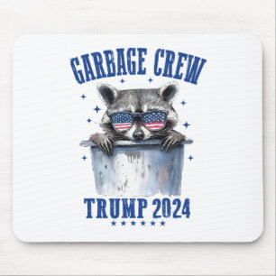 Garbyge Crew Trump 2024 Präsident 47 Trump 2024 Mousepad