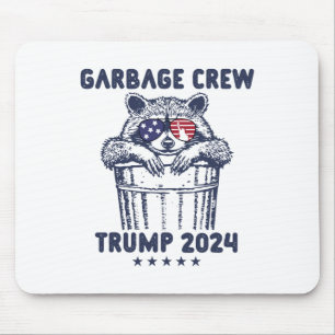 Garbyge Crew Trump Garge Man in Müllwagen Electi Mousepad